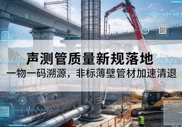 海宁声测管质量新规落地，一物一码溯源，非标薄壁管材加速清退